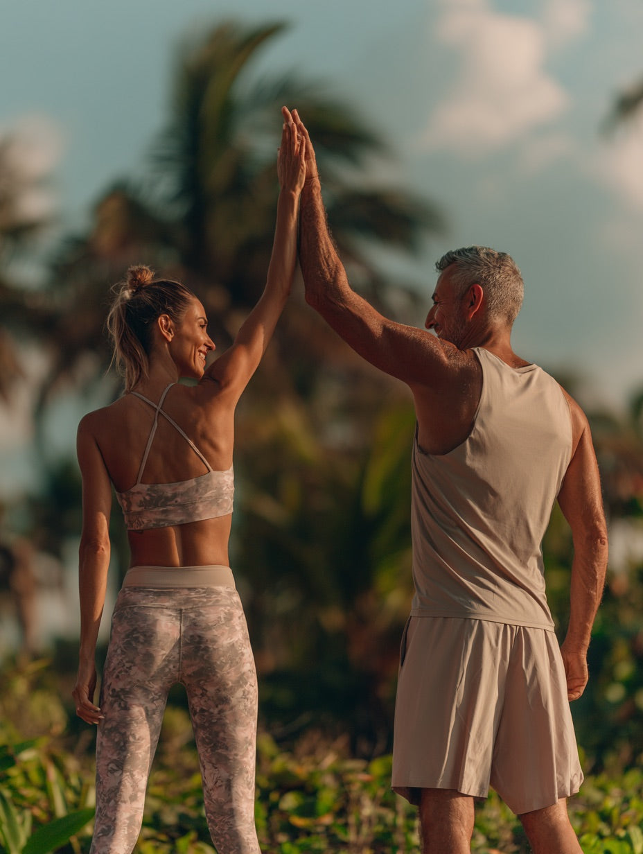 Couple representing a luxury wellness lifestyle