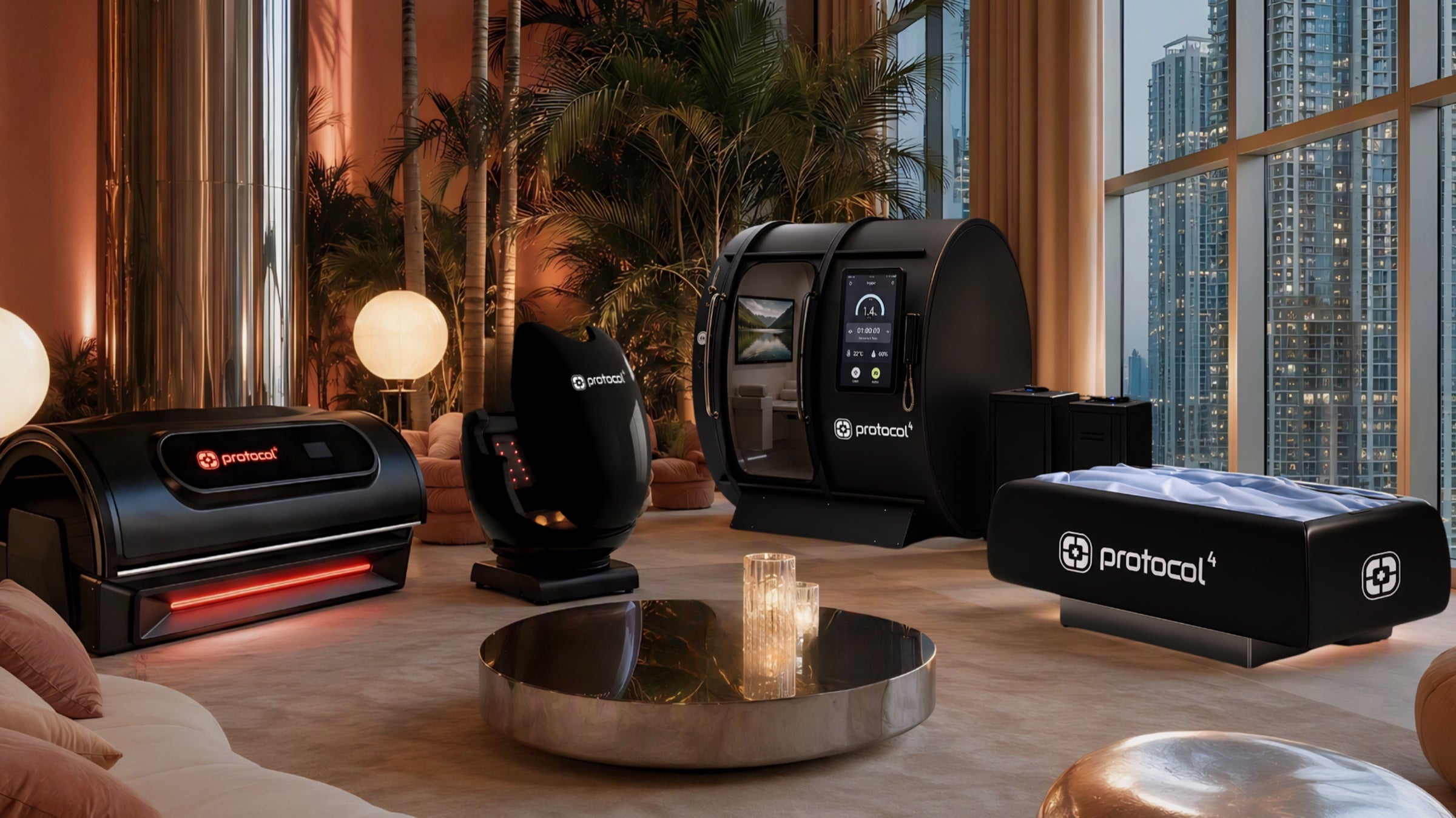 Protocol⁴ wellness technology in a private longevity space