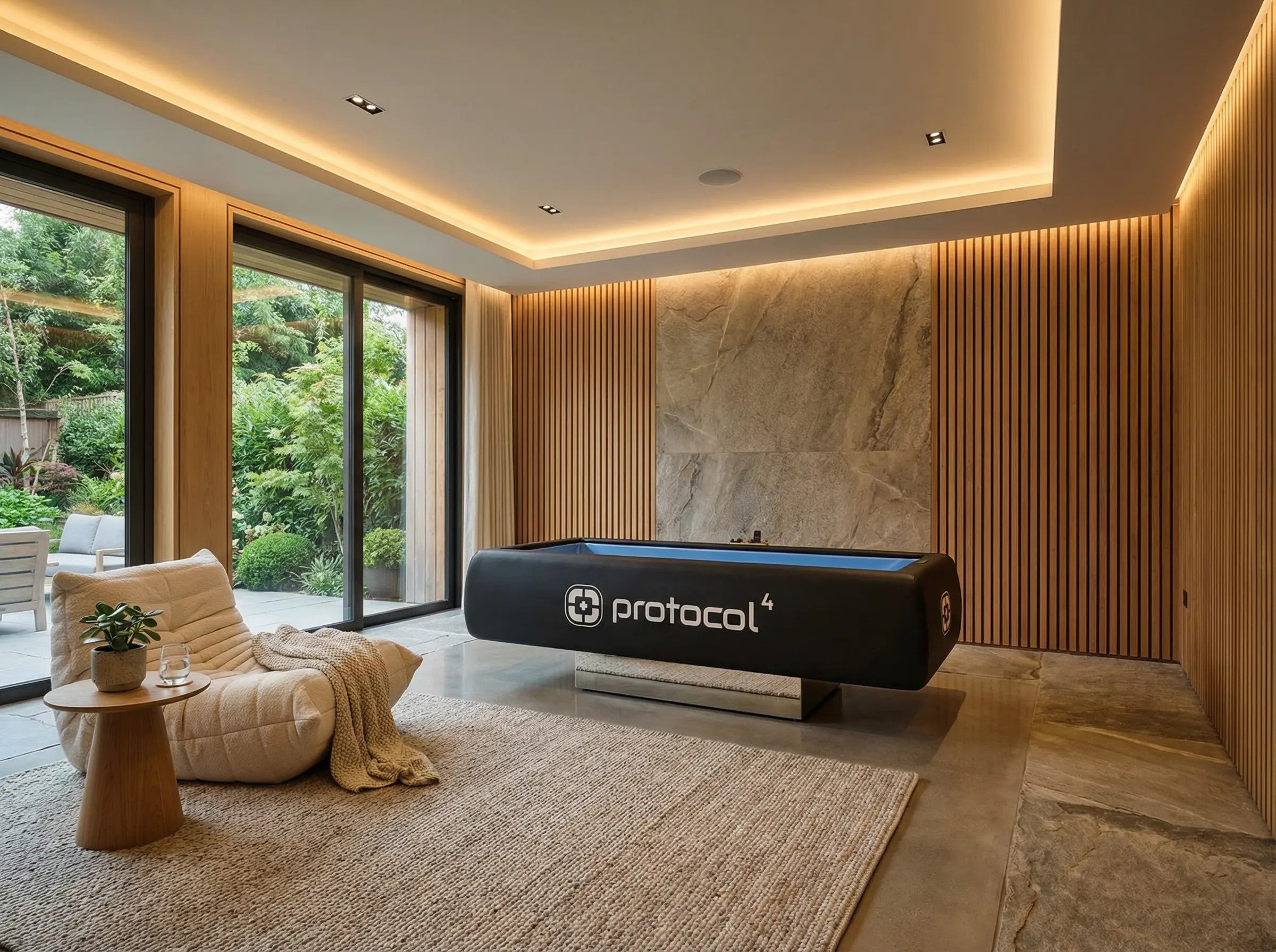 HBOT wellness lounge design